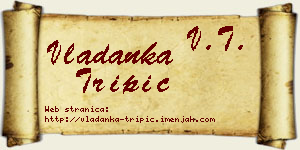 Vladanka Tripić vizit kartica